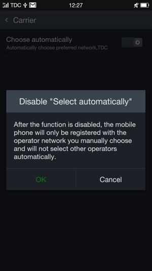 Select OK