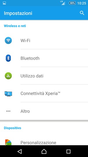 Seleziona Altro