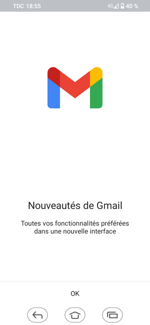 Sélectionnez OK