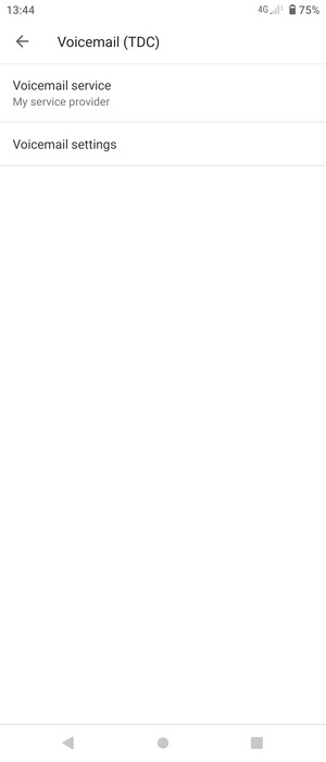 Select Voicemail settings