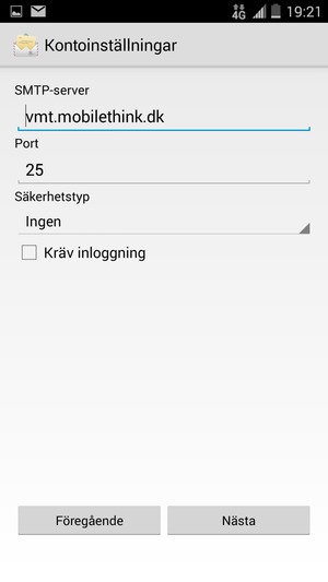 Avmarkera Kräv inloggning-rutan och välj Nästa