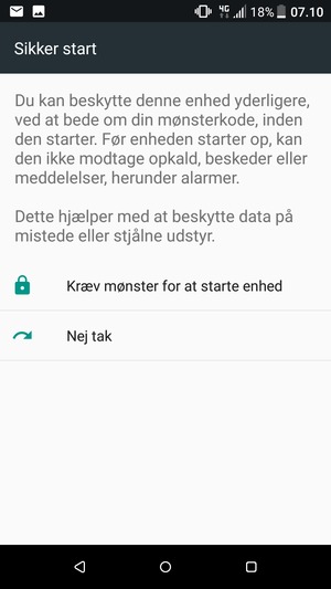 Vælg din foretrukne mulighed