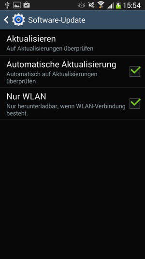 Wählen Sie Aktualisieren