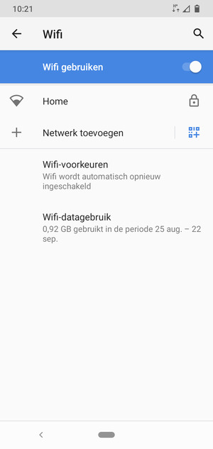 Selecteer het draadloze netwerk waarmee u verbinding wilt maken