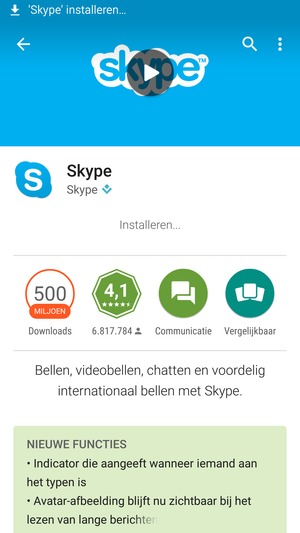 Wacht tot het installatieproces beëindigd is