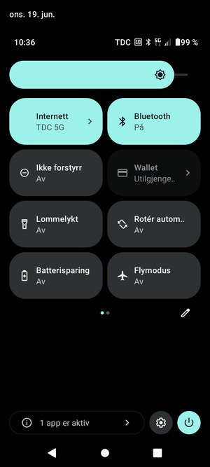 Slå av Bluetooth