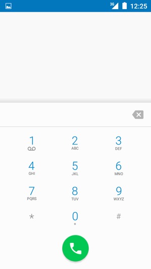 Drücken und halten Sie die Nummer 1