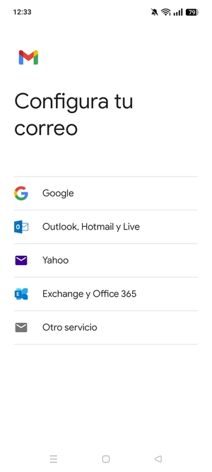 Seleccione Exchange y Office 365