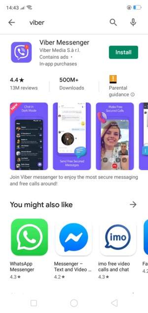 Select the app