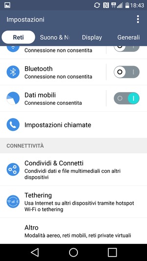 Seleziona Reti e Altro