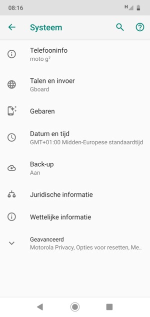 Selecteer Geavanceerd