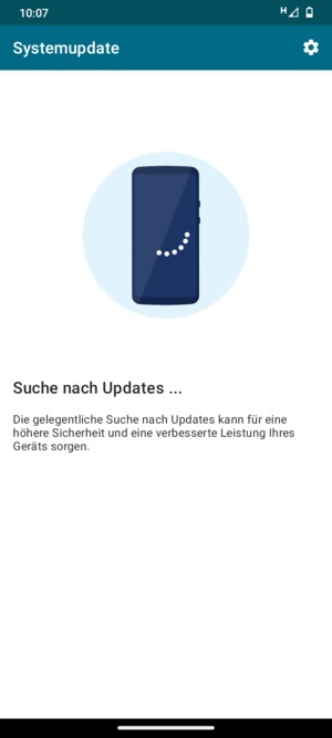 Warten Sie, bis die Suche abgeschlossen ist
