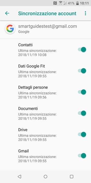 Assicurati che Contatti sia selezionato