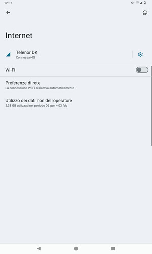 Attiva Wi-Fi