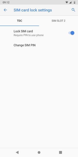 Select Public and Change SIM PIN