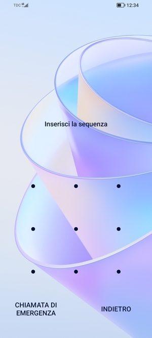 Il tuo telefono è ora protetto dal blocco schermo
