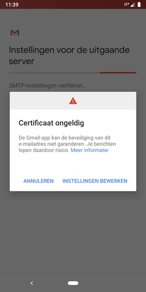 Selecteer INSTELLINGEN BEWERKEN