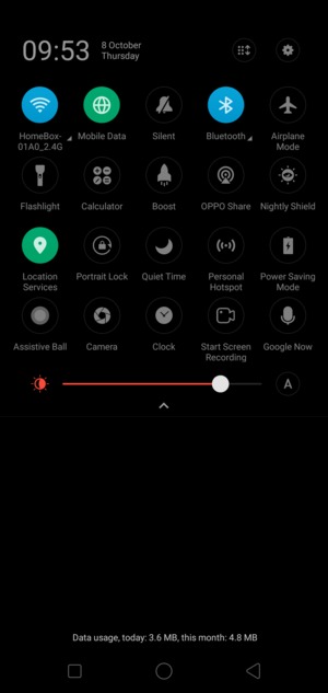 Turn off Wi-Fi and Bluetooth