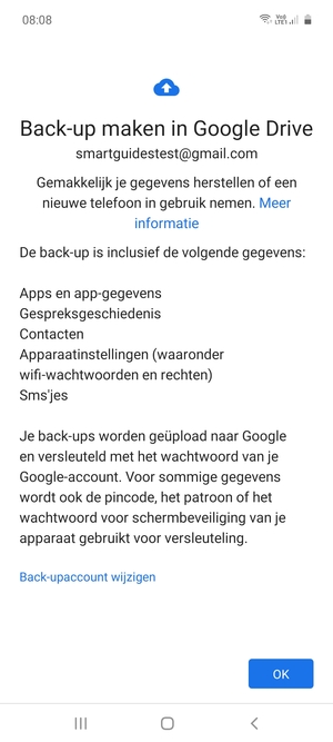 Selecteer OK