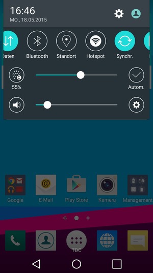 Wählen Sie Autom.