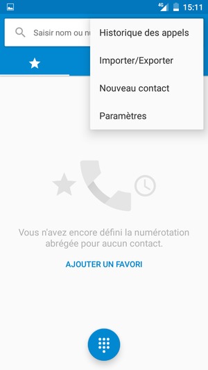 Sélectionnez Paramètres