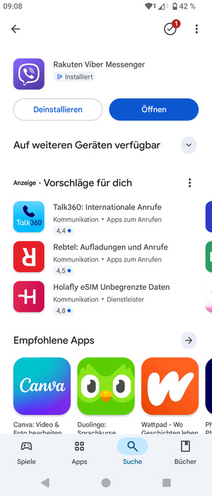 Wählen Sie Öffnen