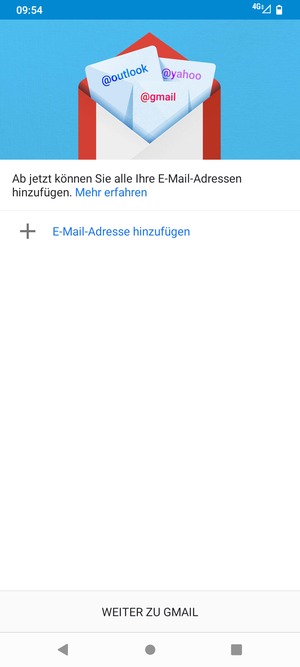 Wählen Sie E-Mail-Adresse hinzufügen