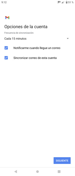 Seleccione SIGUIENTE