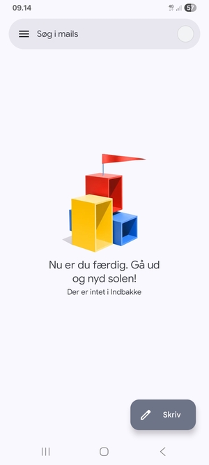 Din konto er klar til brug