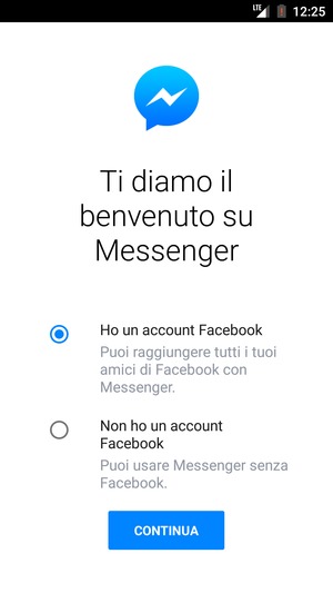 L'app è pronta per l'uso