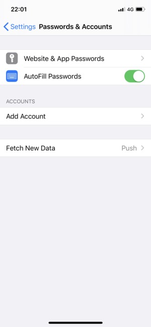 Select Add Account