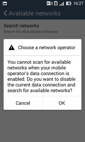 Select OK