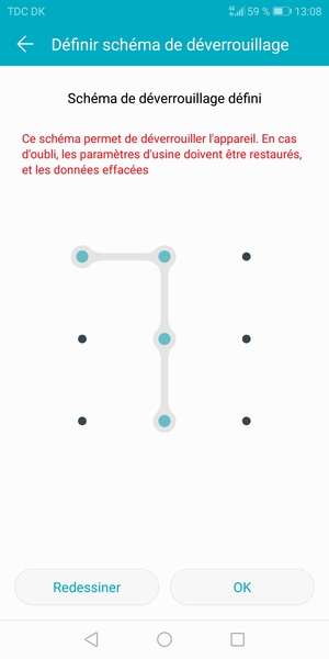 Sélectionnez OK