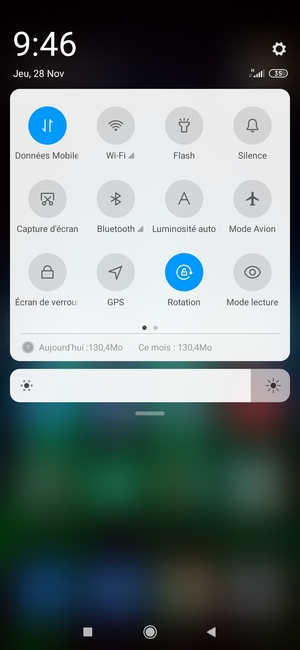 Sélectionnez Luminosité automatique