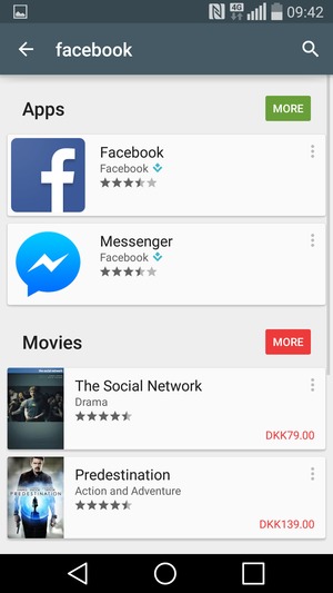 Select the app