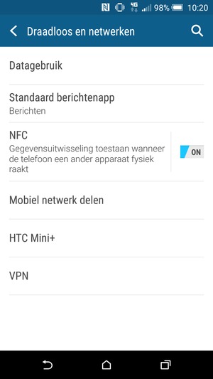 Selecteer Mobiel netwerk delen