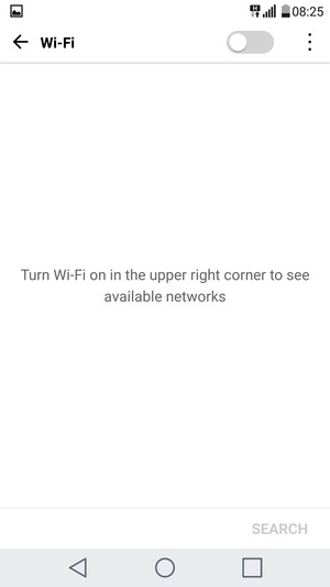 Turn on Wi-Fi