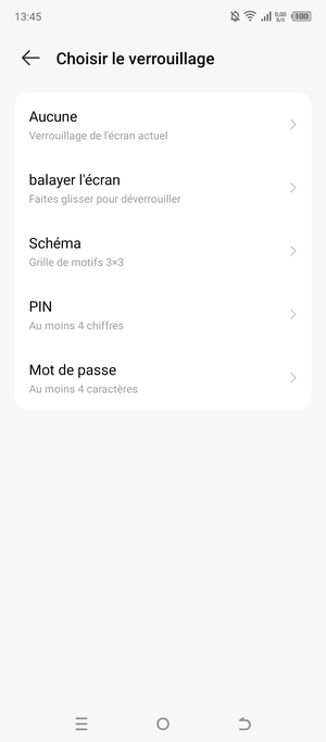 Sélectionnez Schéma