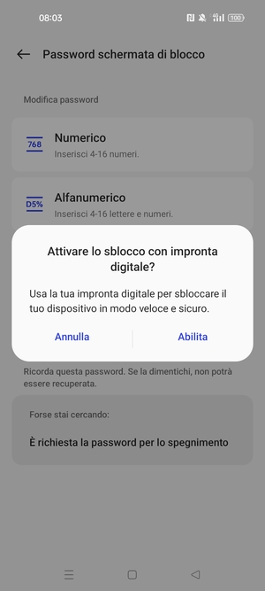 Seleziona la tua opzione preferita
