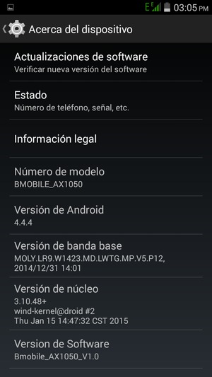 Seleccione Actualizaciones de software