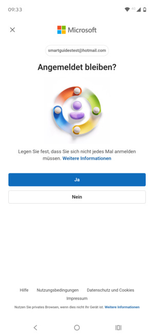 Wählen Sie Ihre gewünschte Option