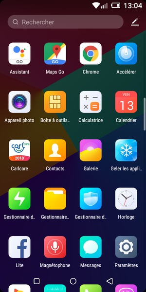 Faites défiler et sélectionnez Paramètres