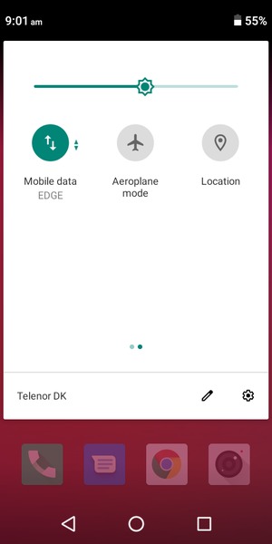 Select the Settings button