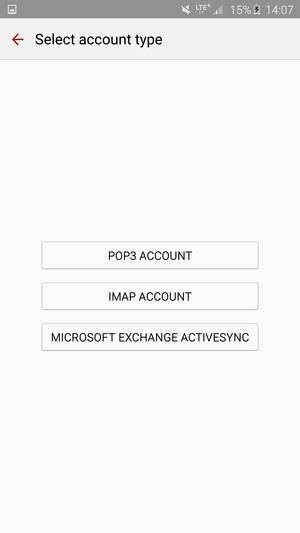 Select MICROSOFT EXCHANGE ACTIVESYNC