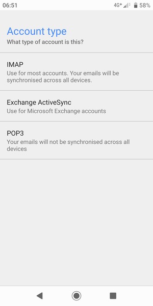 Select POP3