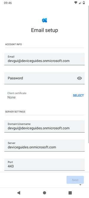 Enter your password