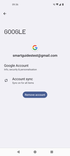 Select Account sync