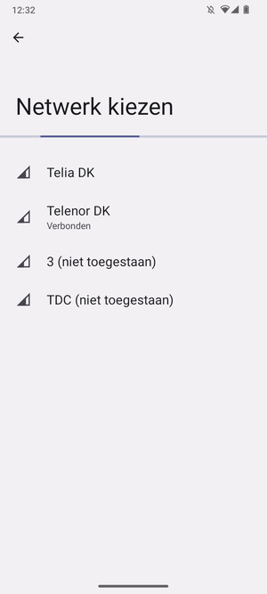 Wacht tot de zoekopdracht beëindigd is
