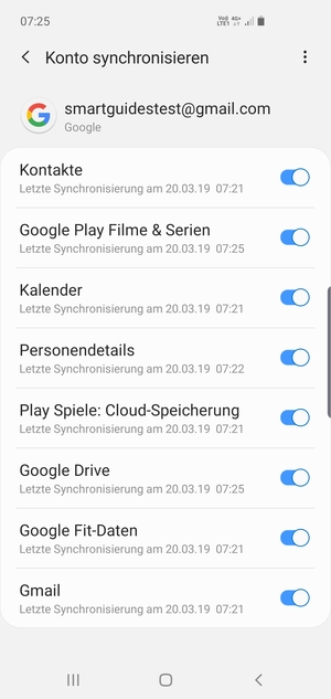 Wählen Sie die Menü-Taste