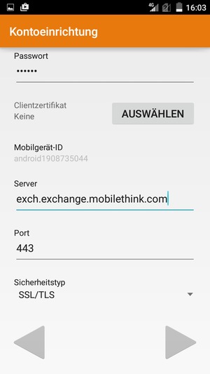 Scrollen Sie nach unten und wählen Sie Weiter